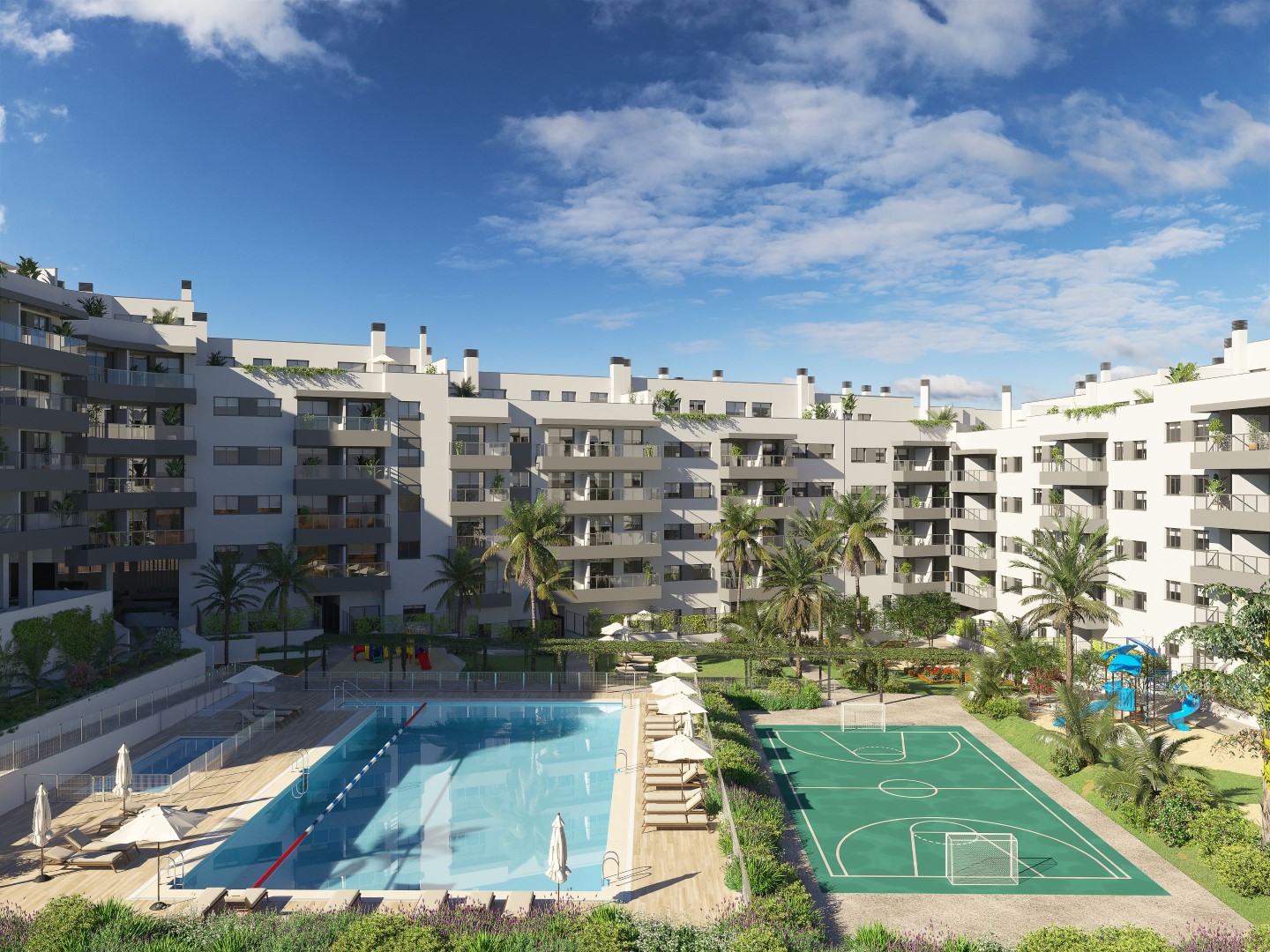 Excellent new construction apartments in Las Lagunas, Mijas Costa!