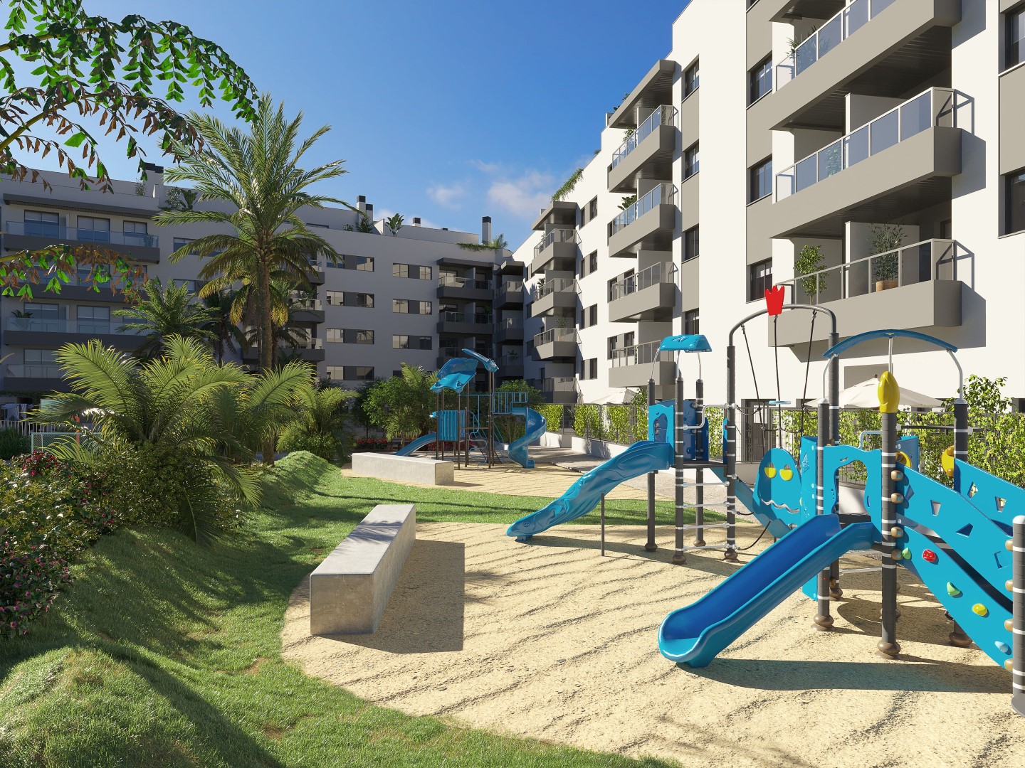 Excellent new construction apartments in Las Lagunas, Mijas Costa!