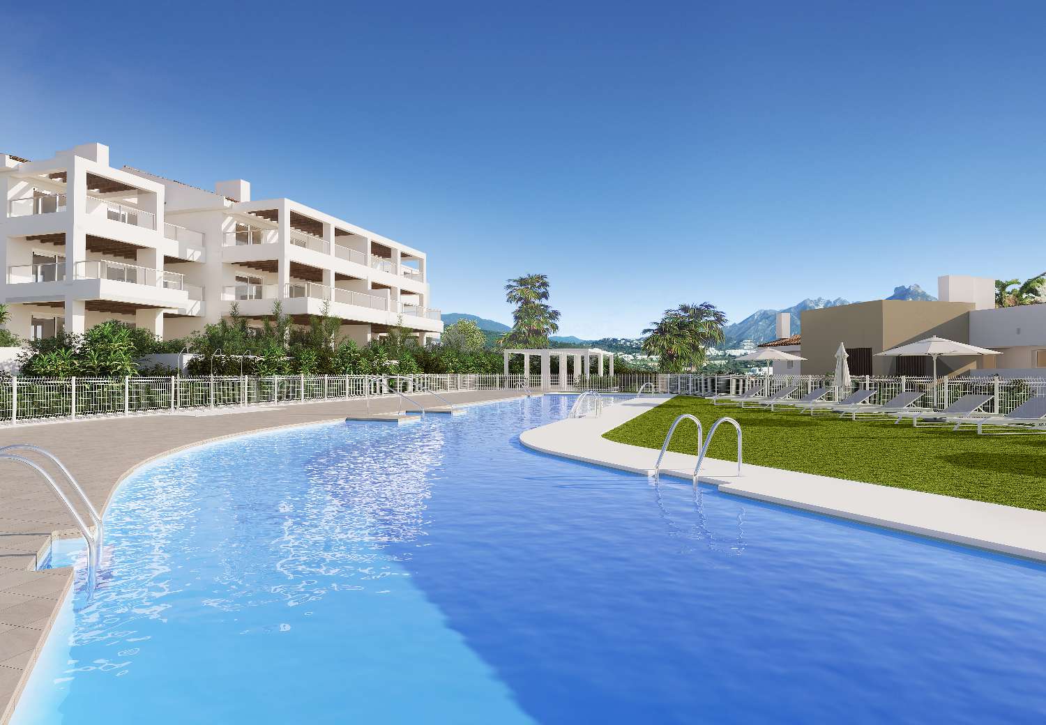 Nueva promoción de apartamentos con vistas al mar en Benahavís!